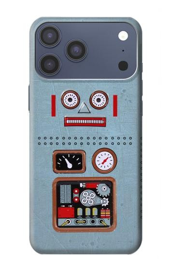 S3040 Retro Robot Jouet Etui Coque Housse pour iPhone 17 Pro Max, 18 Pro Max