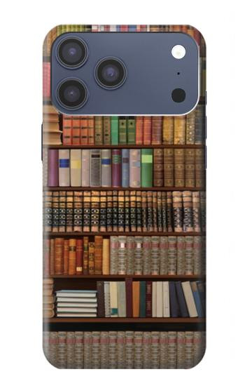 S3154 étagère à livres Etui Coque Housse pour iPhone 17 Pro Max, 18 Pro Max