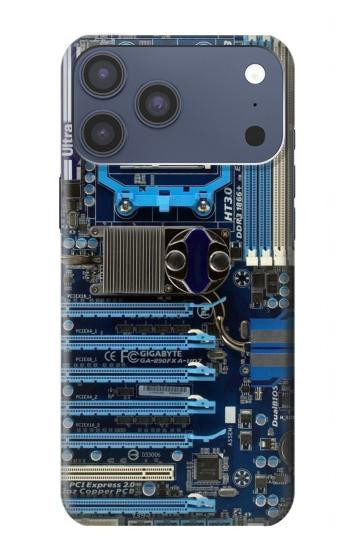 S3163 Carte mère ordinateur Etui Coque Housse pour iPhone 17 Pro Max, 18 Pro Max