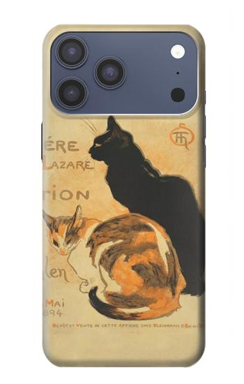 S3229 Affiche de chat millésimé Etui Coque Housse pour iPhone 17 Pro Max, 18 Pro Max