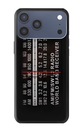 S3242 reglage radio analogique Etui Coque Housse pour iPhone 17 Pro Max, 18 Pro Max
