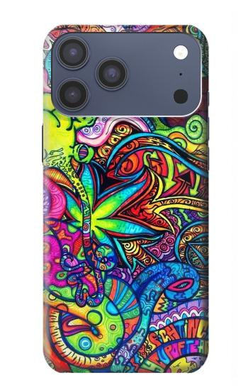 S3255 Motif Art coloré Etui Coque Housse pour iPhone 17 Pro Max, 18 Pro Max
