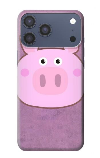S3269 Porc Dessin animé Etui Coque Housse pour iPhone 17 Pro Max, 18 Pro Max