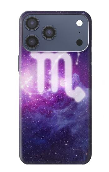 S3370 Zodiaque Scorpio Etui Coque Housse pour iPhone 17 Pro Max, 18 Pro Max