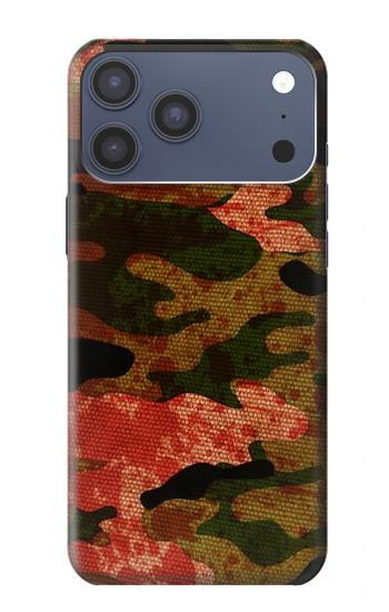 S3393 Camouflage sang Splatter Etui Coque Housse pour iPhone 17 Pro Max, 18 Pro Max