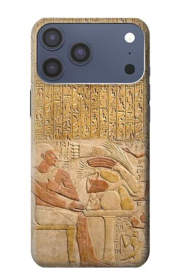 S3398 Egypte Stela Montouhotep Etui Coque Housse pour iPhone 17 Pro Max, 18 Pro Max