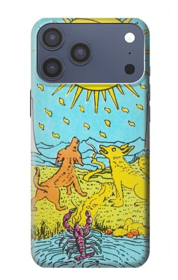 S3435 Carte de tarot Lune Etui Coque Housse pour iPhone 17 Pro Max, 18 Pro Max