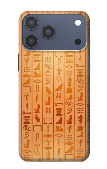 S3440 Hiéroglyphes égyptiens Etui Coque Housse pour iPhone 17 Pro Max, 18 Pro Max