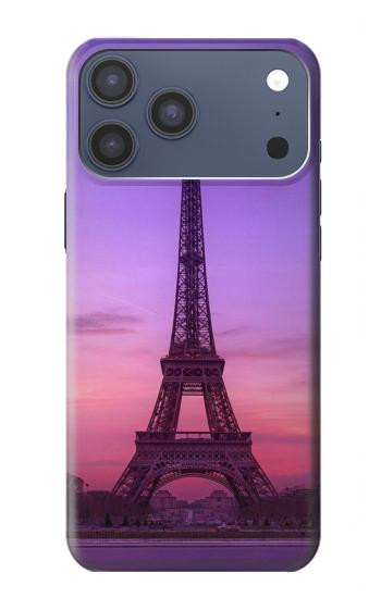 S3447 Paris Eiffel Le coucher du soleil Etui Coque Housse pour iPhone 17 Pro Max
