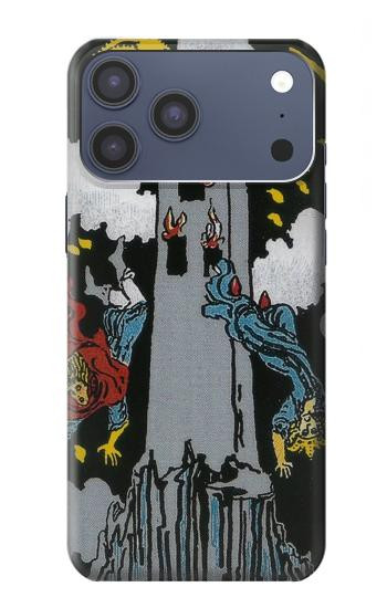 S3745 Carte de tarot la tour Etui Coque Housse pour iPhone 17 Pro Max, 18 Pro Max