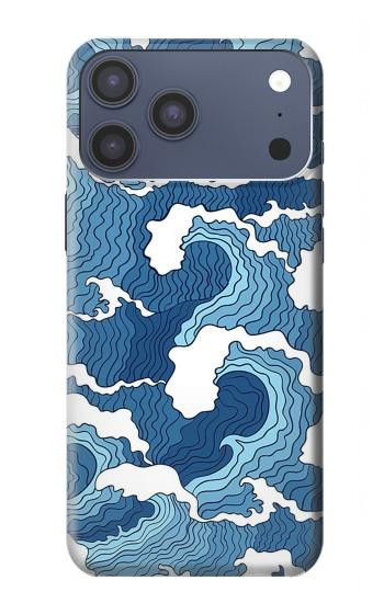 S3751 Modèle de vague Etui Coque Housse pour iPhone 17 Pro Max