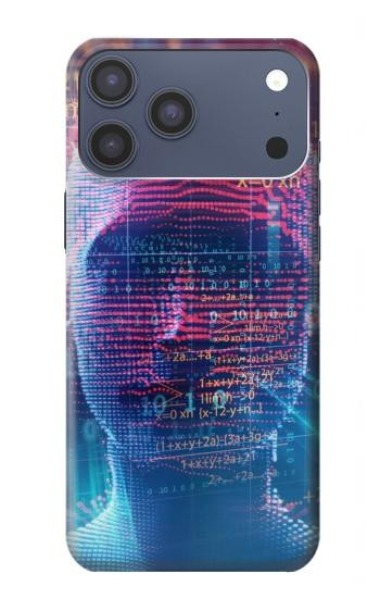 S3800 Visage humain numérique Etui Coque Housse pour iPhone 17 Pro Max