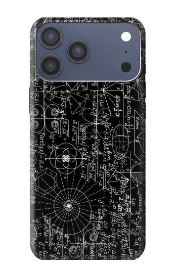 S3808 Tableau noir de mathématiques Etui Coque Housse pour iPhone 17 Pro Max