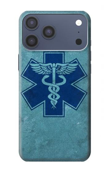 S3824 Symbole Médical Caducée Etui Coque Housse pour iPhone 17 Pro Max, 18 Pro Max