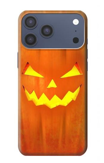 S3828 Citrouille d'Halloween Etui Coque Housse pour iPhone 17 Pro Max, 18 Pro Max