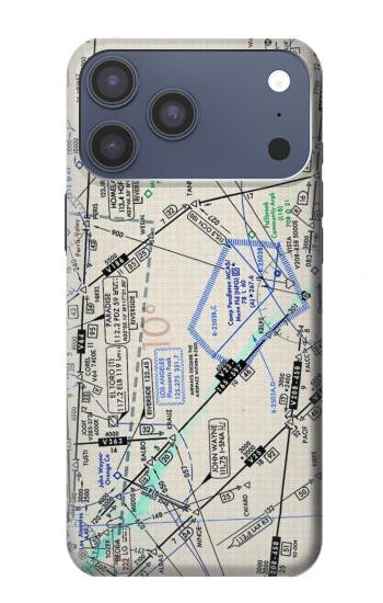 S3882 Carte de vol en route Etui Coque Housse pour iPhone 17 Pro Max, 18 Pro Max