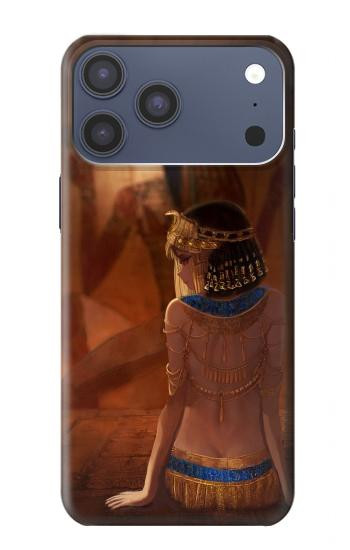S3919 La reine égyptienne Cléopâtre Anubis Etui Coque Housse pour iPhone 17 Pro Max, 18 Pro Max