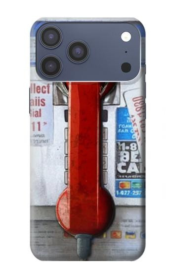 S3925 Collage Téléphone Public Vintage Etui Coque Housse pour iPhone 17 Pro Max