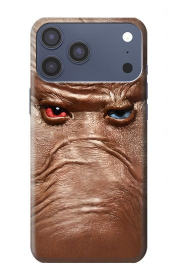S3940 Peinture graphique Mad Face pour cuir Etui Coque Housse pour iPhone 17 Pro Max, 18 Pro Max