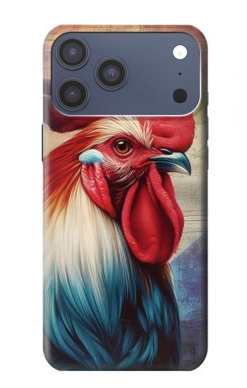 S3987 Coq français Etui Coque Housse pour iPhone 17 Pro Max, 18 Pro Max