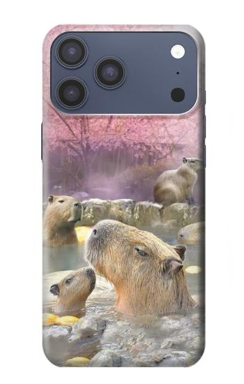 S4030 Source chaude de capybara Etui Coque Housse pour iPhone 17 Pro Max, 18 Pro Max