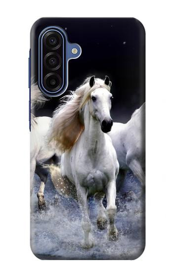 S0246 Cheval Blanc Etui Coque Housse pour Samsung Galaxy A17