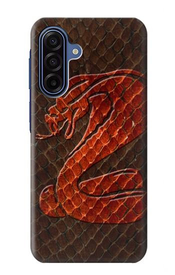 S0663 Cobra Serpent Peau Etui Coque Housse pour Samsung Galaxy A17