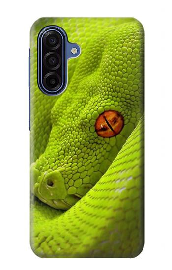 S0785 Serpent vert Etui Coque Housse pour Samsung Galaxy A17