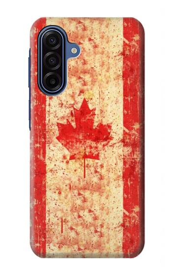 S1603 Drapeau du Canada Vieux Millésime Etui Coque Housse pour Samsung Galaxy A17
