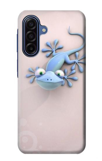 S1631 Drôle Gecko Lézard Etui Coque Housse pour Samsung Galaxy A17