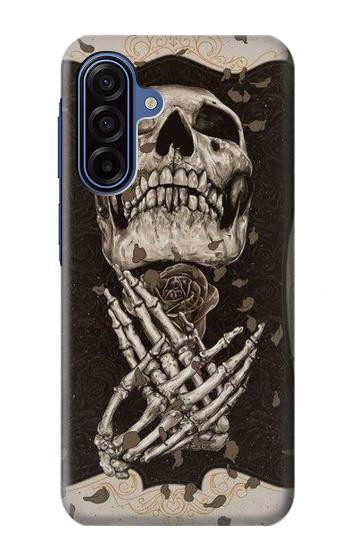 S1676 crâne Rose Etui Coque Housse pour Samsung Galaxy A17