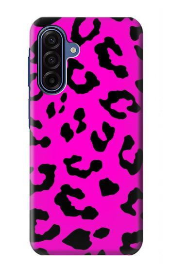 S1850 Motif rose Léopard Etui Coque Housse pour Samsung Galaxy A17, A18