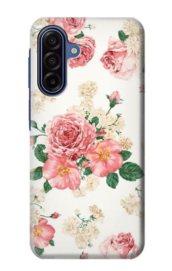 S1859 Motif Rose Etui Coque Housse pour Samsung Galaxy A17