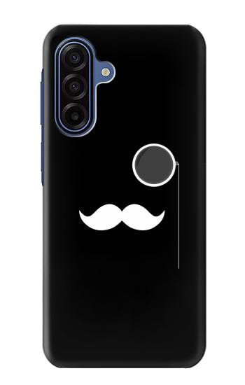 S1946 Sir Mustache Minimalisme Etui Coque Housse pour Samsung Galaxy A17, A18