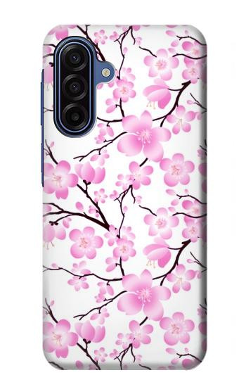 S1972 Sakura fleur de Cerisiers Etui Coque Housse pour Samsung Galaxy A17
