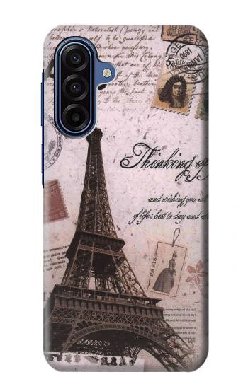 S2211 Carte postale de Paris Tour Eiffel Etui Coque Housse pour Samsung Galaxy A17, A18