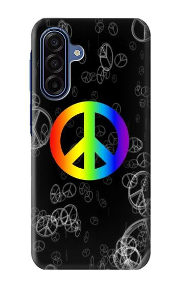 S2356 Signe de paix Etui Coque Housse pour Samsung Galaxy A17