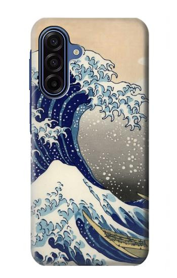 S2389 Hokusai La grande vague de Kanagawa Etui Coque Housse pour Samsung Galaxy A17, A18