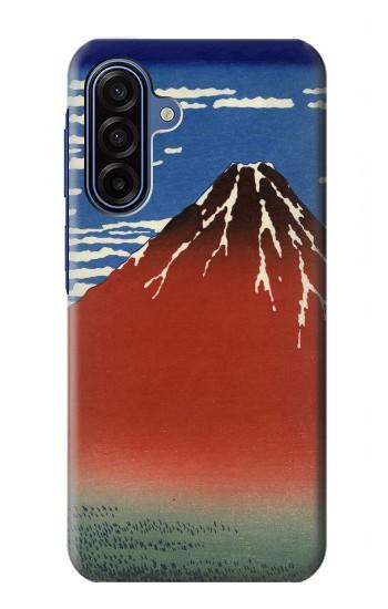 S2390 Katsushika Hokusai Fuji Rouge Etui Coque Housse pour Samsung Galaxy A17