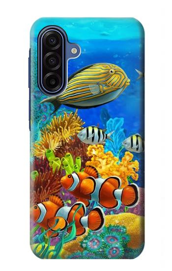 S2568 Mer Poissons marins Coraux Sous-marine Océan Etui Coque Housse pour Samsung Galaxy A17