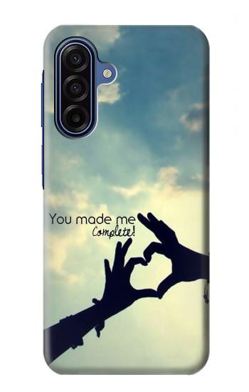 S2640 Vous avez fait de moi l'amour complet Etui Coque Housse pour Samsung Galaxy A17