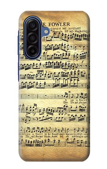 S2667 Fowler Mozart Partitions Etui Coque Housse pour Samsung Galaxy A17