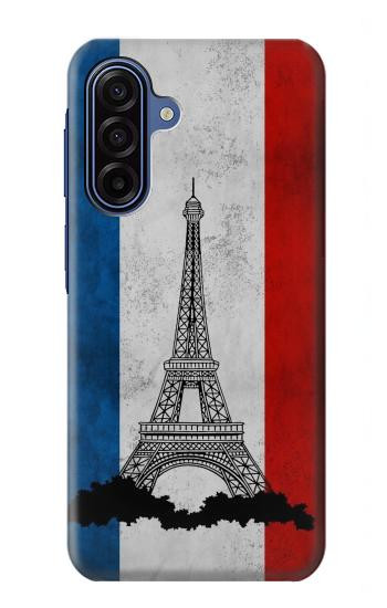 S2859 Drapeau France millésimé Tour Eiffel Etui Coque Housse pour Samsung Galaxy A17