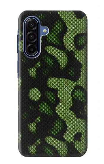 S2877 Vert Serpent Imprimé graphique Peau Etui Coque Housse pour Samsung Galaxy A17, A18