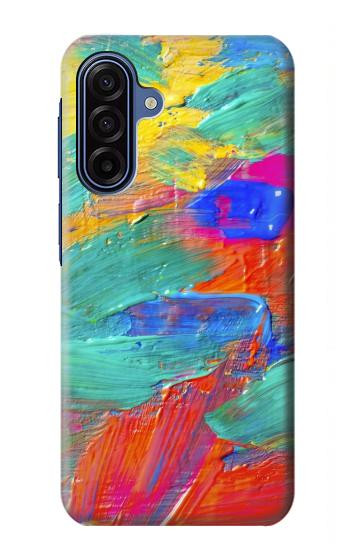S2942 Peinture Coup de pinceau Etui Coque Housse pour Samsung Galaxy A17, A18