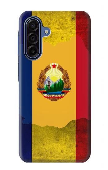 S3021 Roumanie Drapeau Etui Coque Housse pour Samsung Galaxy A17, A18