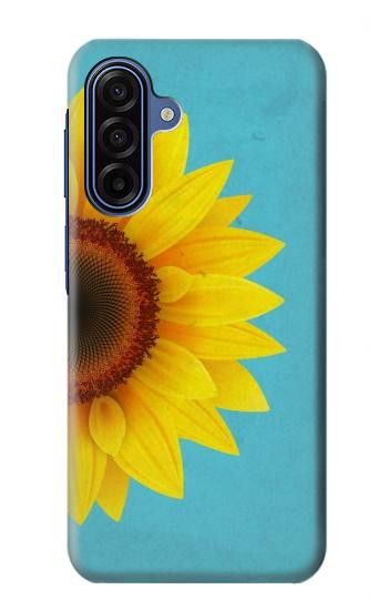 S3039 Tournesol Bleu millésimé Etui Coque Housse pour Samsung Galaxy A17