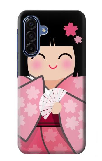 S3042 Japon fille Hina Sakura Kimono Poupée Etui Coque Housse pour Samsung Galaxy A17