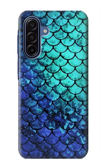 S3047 Vert Sirène écailles de poisson Etui Coque Housse pour Samsung Galaxy A17