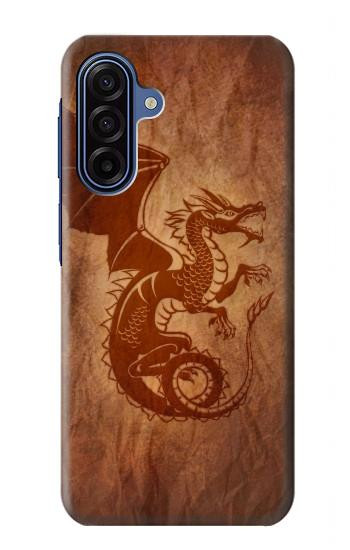 S3086 Rouge dragon Tatouage Etui Coque Housse pour Samsung Galaxy A17